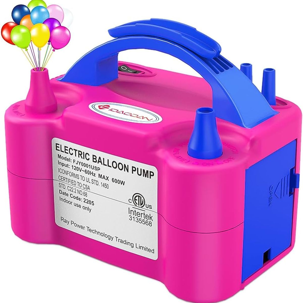 GENERICO - INFLADOR DE GLOBO ELÉCTRICO