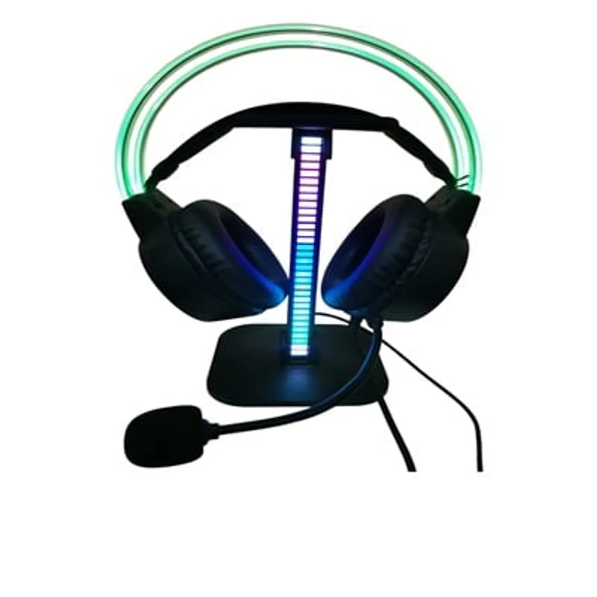 GENERICO - SOPORTE PARA AUDIFONO CON BARRA RITMICA RGB
