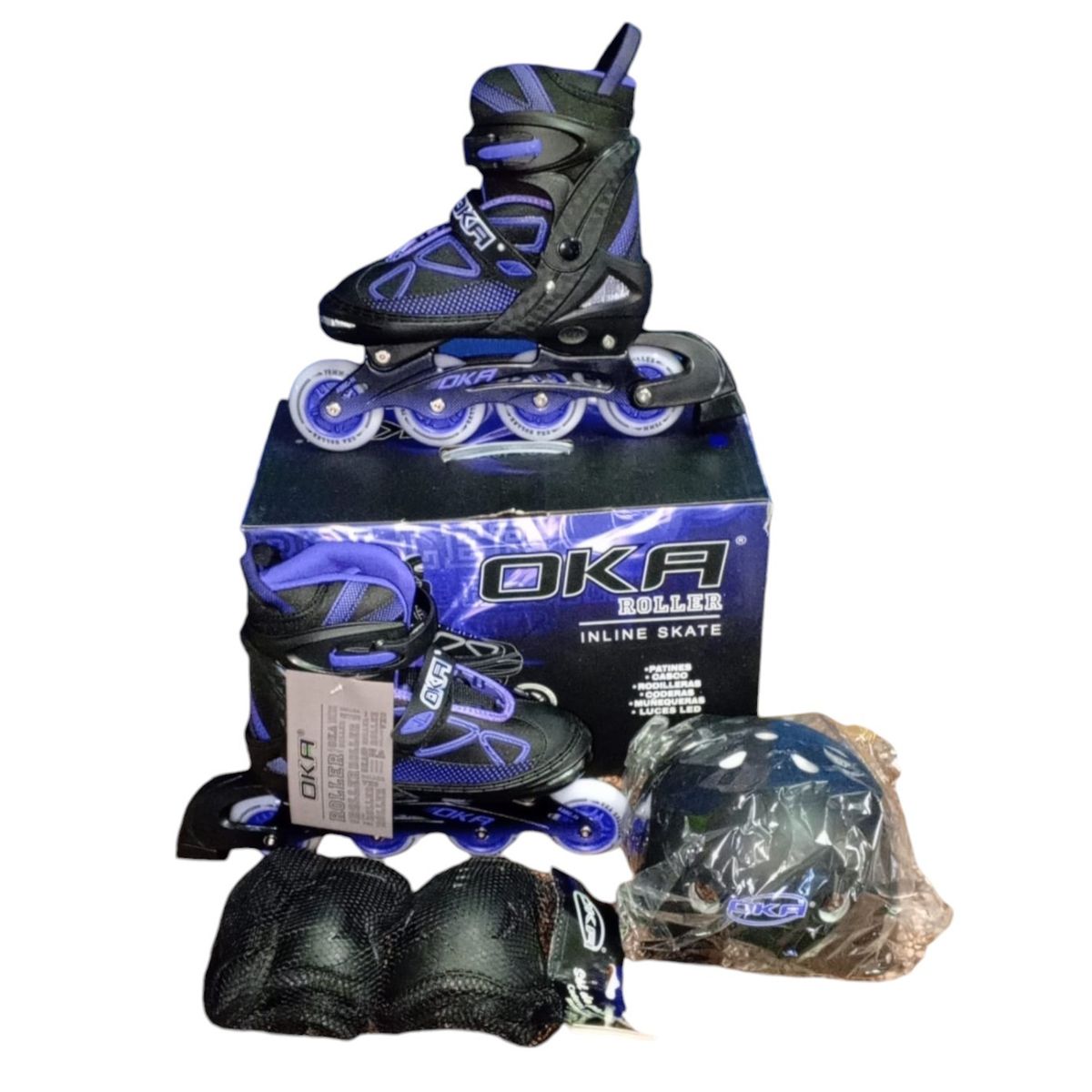 OKA - PATIN LINEAL OKA MORADO TALLA L 38-41