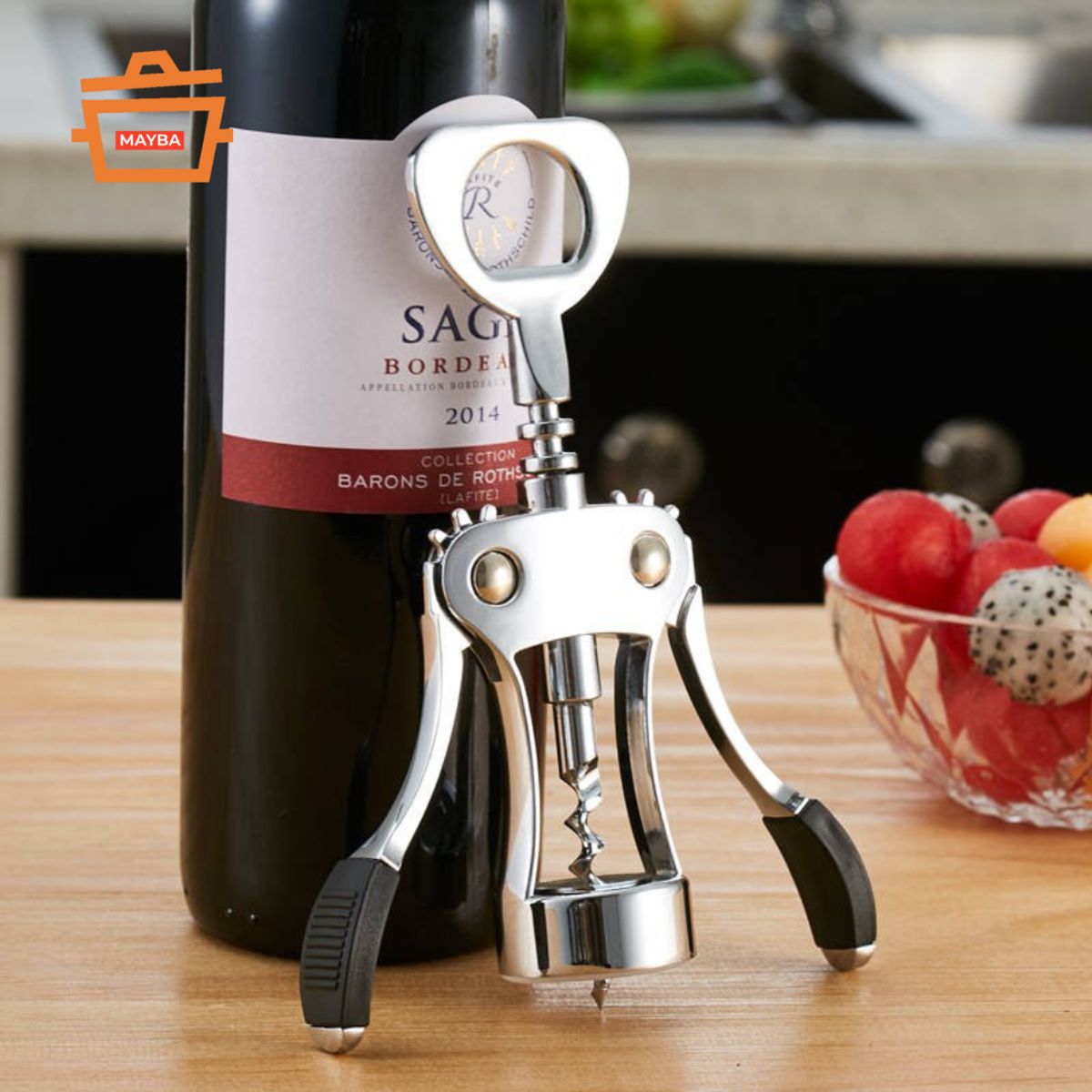 GENERICO - Sacacorcho destapador de botellas