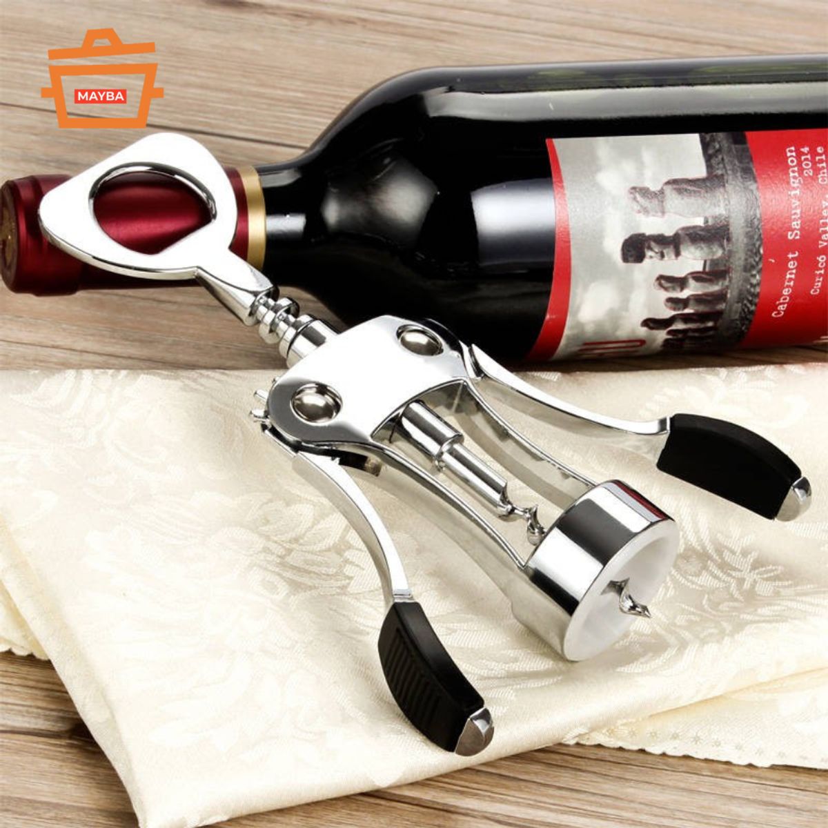 GENERICO - Sacacorcho destapador de botellas