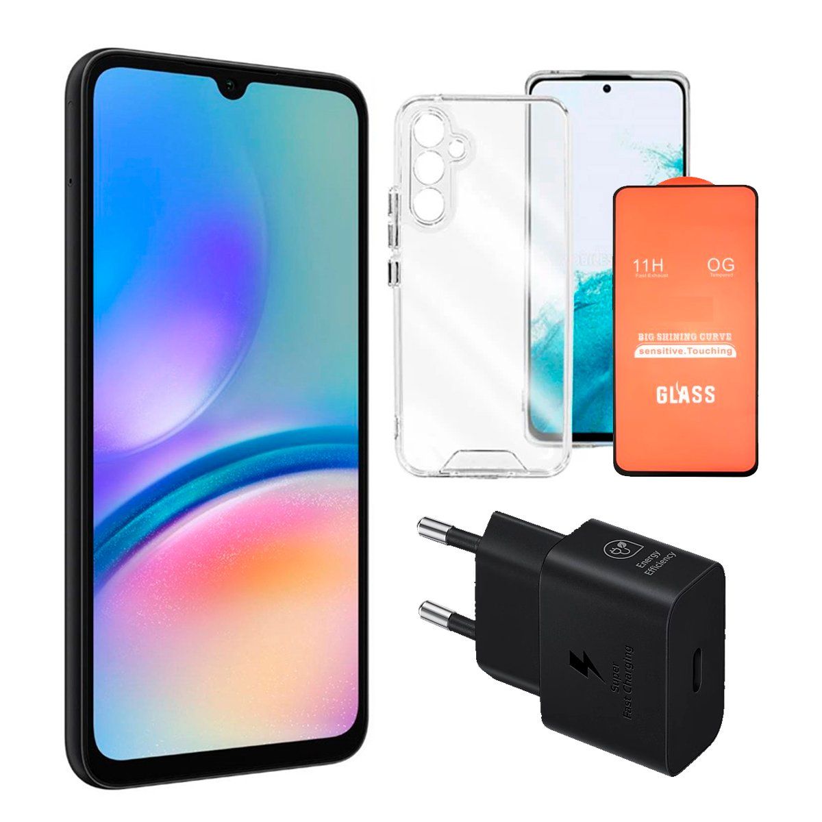 SAMSUNG - Combo Galaxy A05S 6GB RAM 128GB Negro + Accesorios