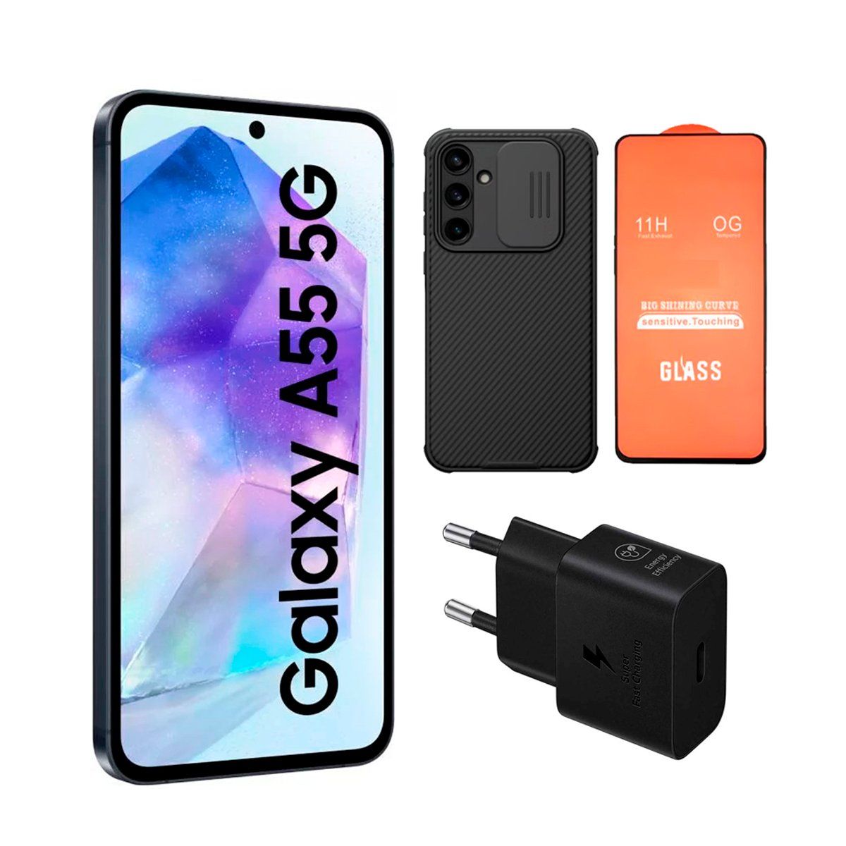 SAMSUNG - Combo Galaxy A55 8GB 256GB Navy + Accesorios