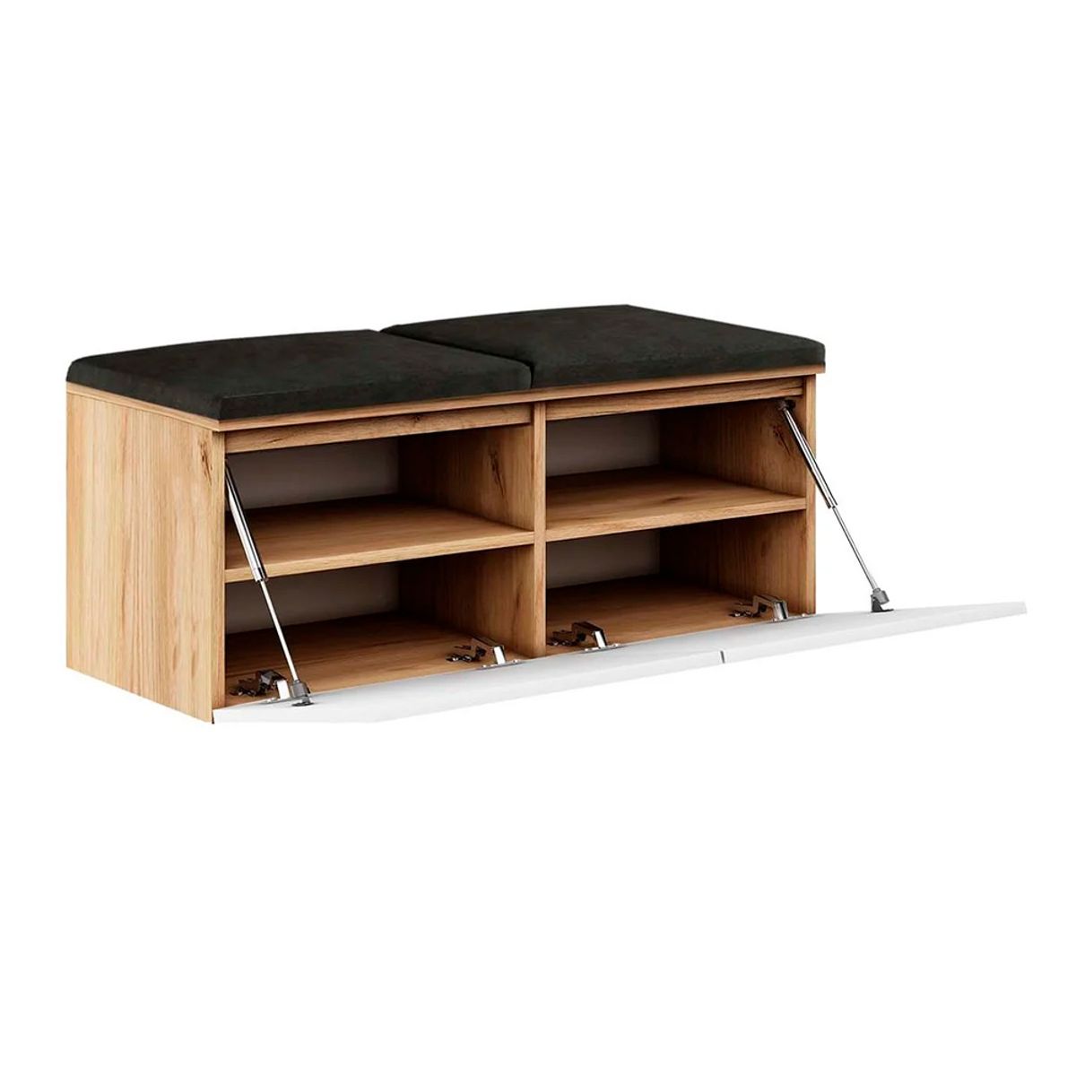 GENERICO - Zapatera Acolchonado Negro Armado Stormy - Gaudi