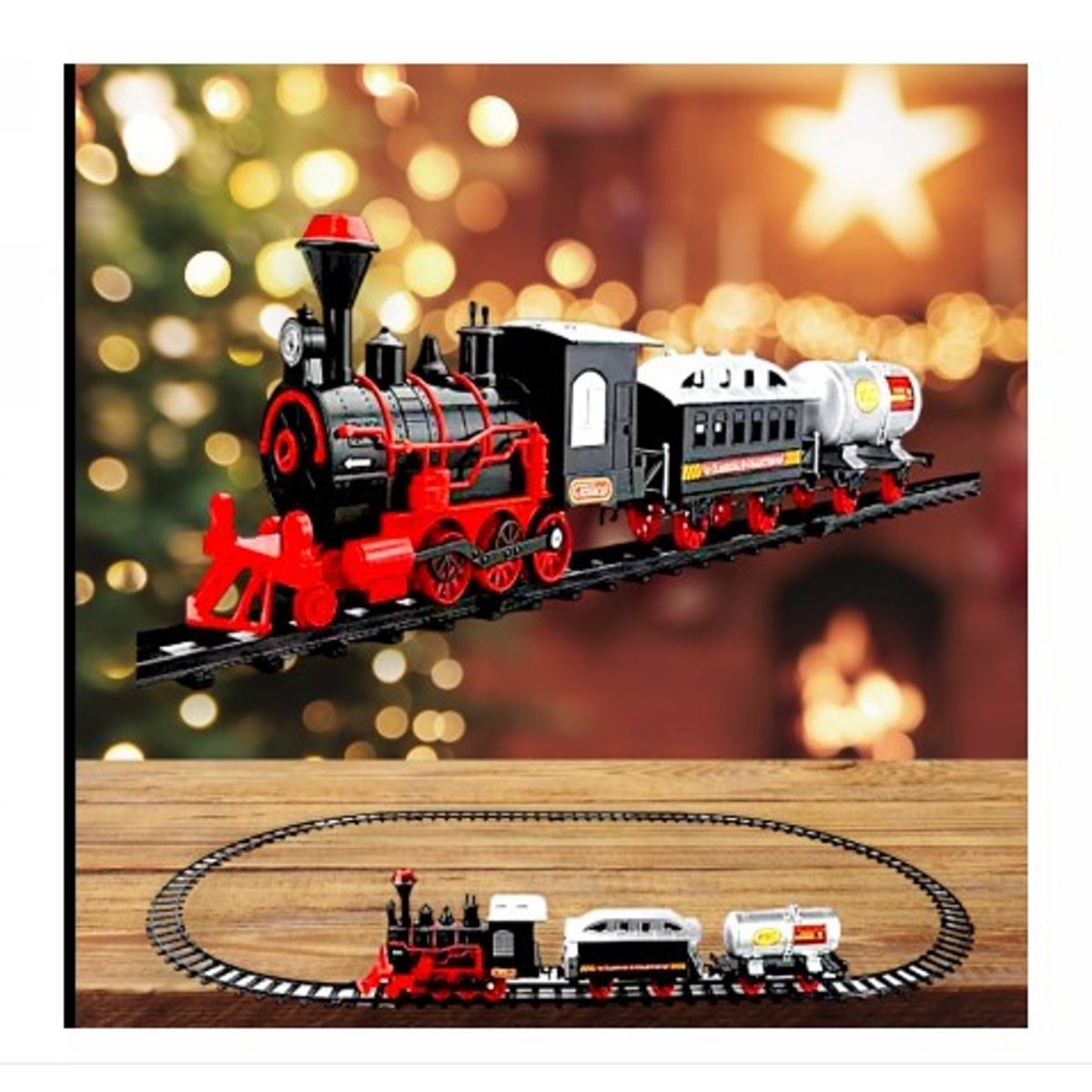 GENERICO - Tren Bota Humo Con Sonido Y Luces Incluye Rieles A1