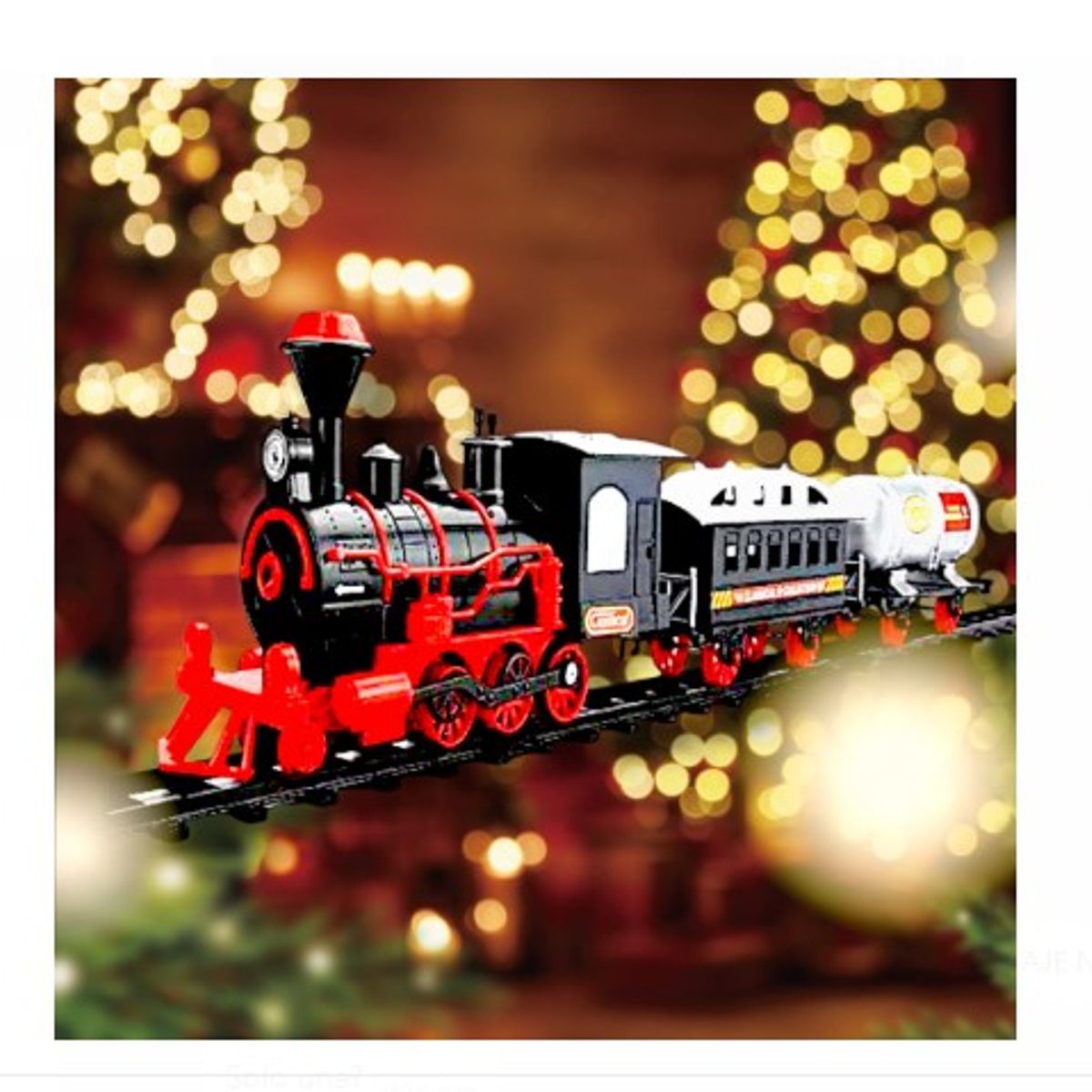 GENERICO - Tren Bota Humo Con Sonido Y Luces Incluye Rieles A1