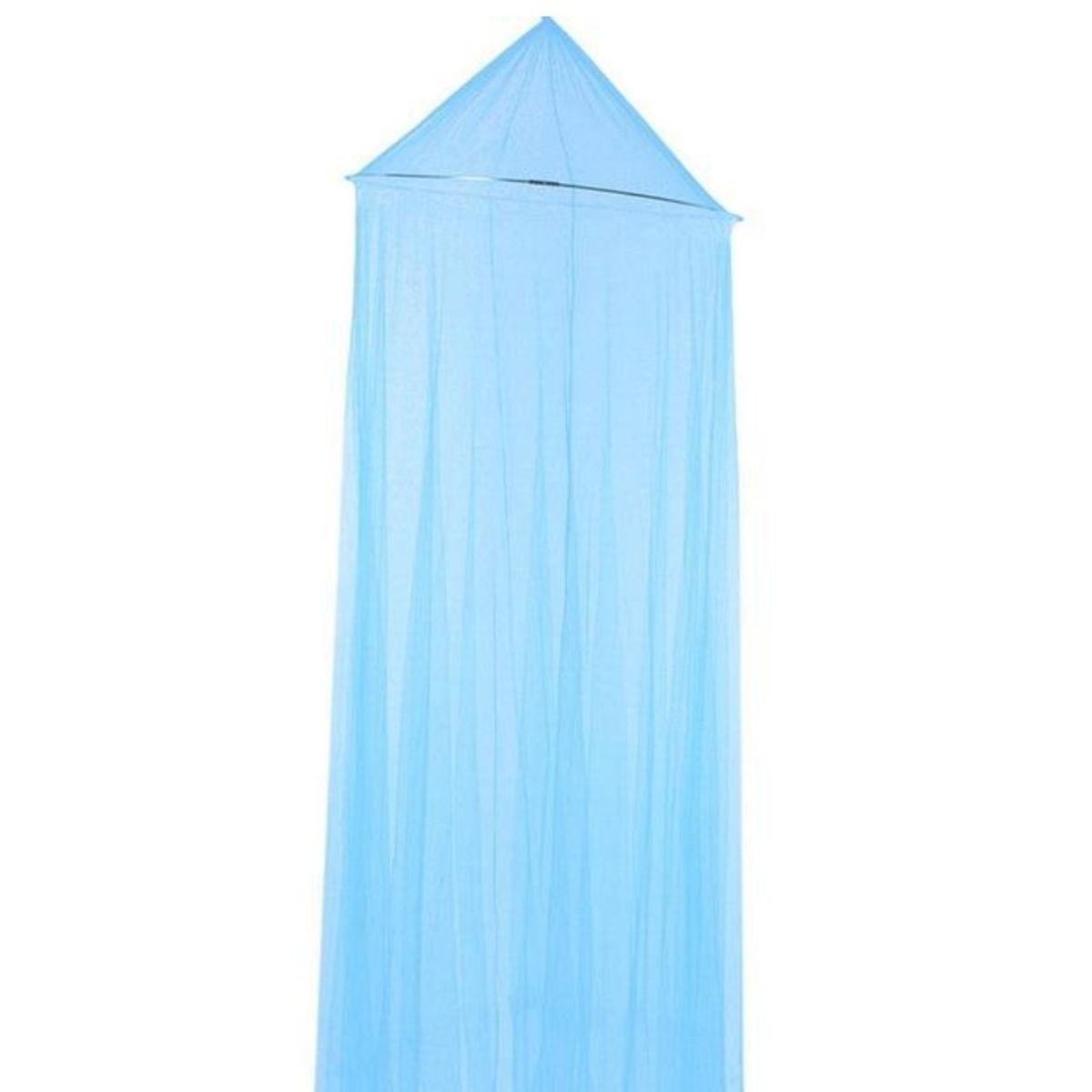 GENERICO - Malla Net Mosquitera para cama tipo cúpula de Poliéster-Celeste