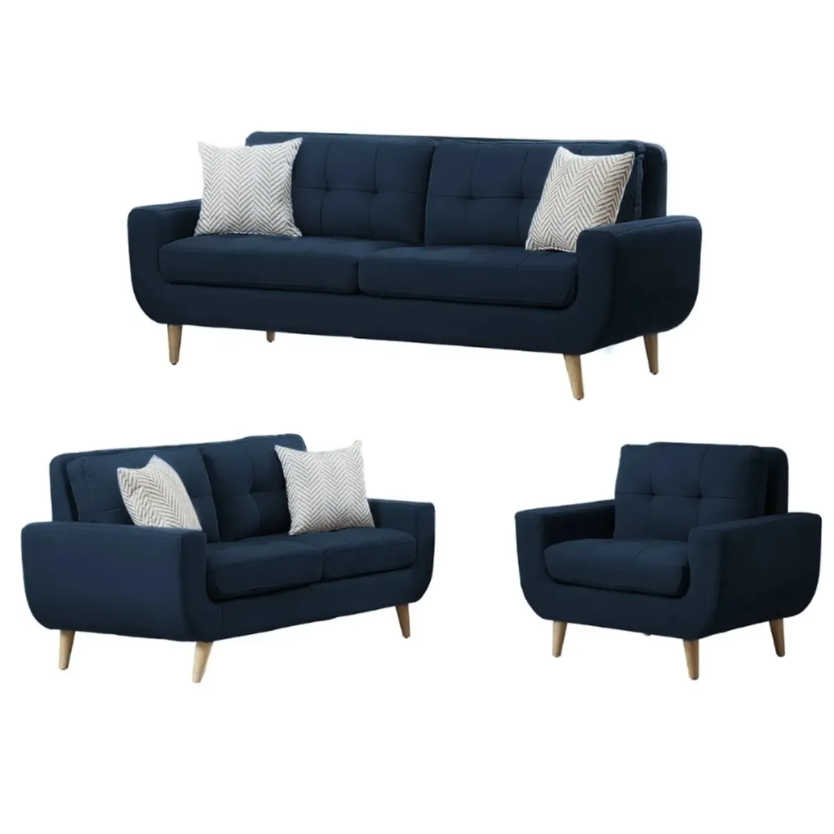 GENERICO - Juego de Sala Berlin 3-2-1