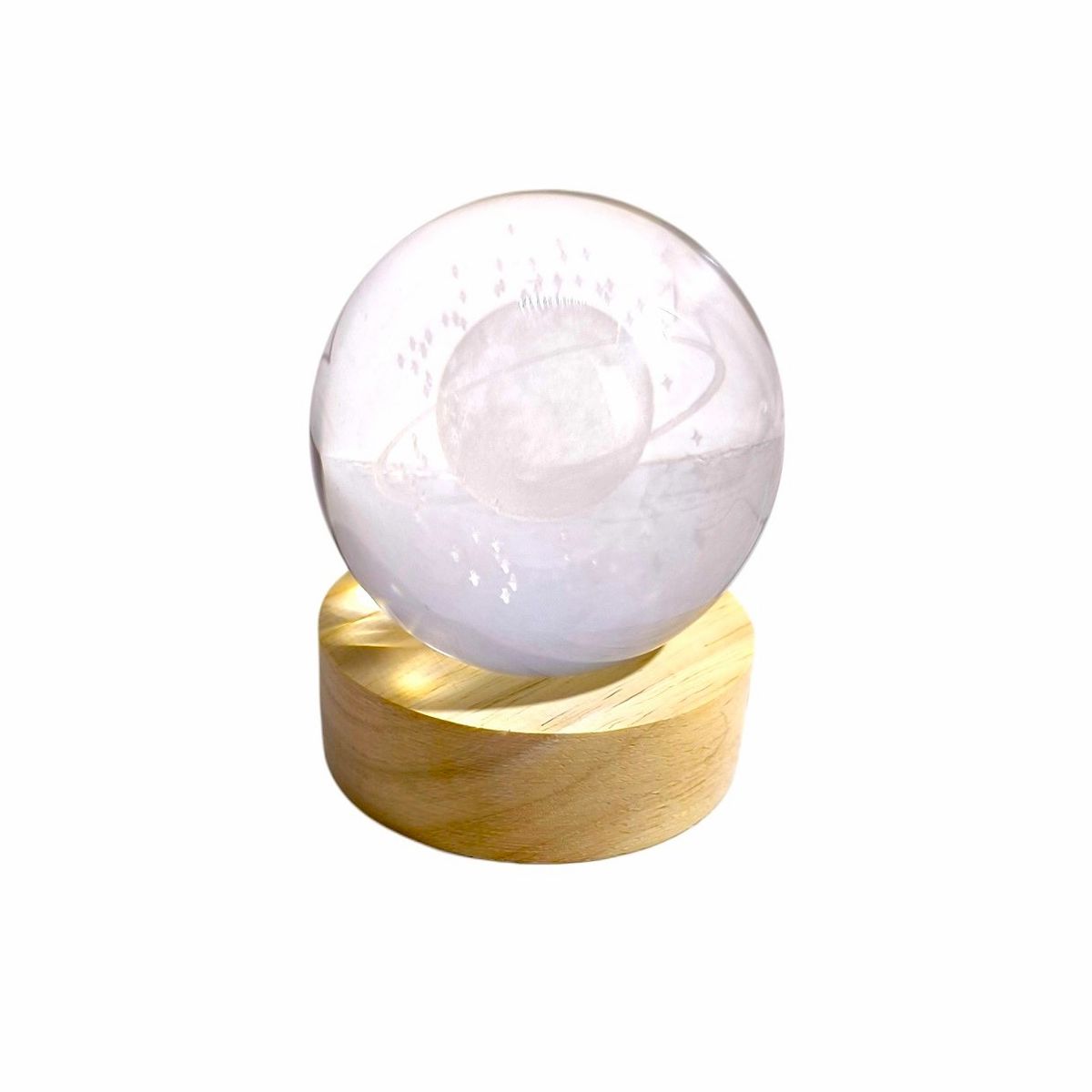 GENERICO - Esfera de cristal con diseño Niña en galaxia