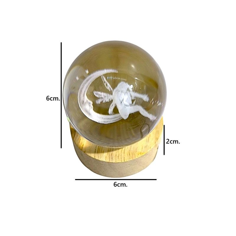 GENERICO - Esfera de cristal con diseño Hada