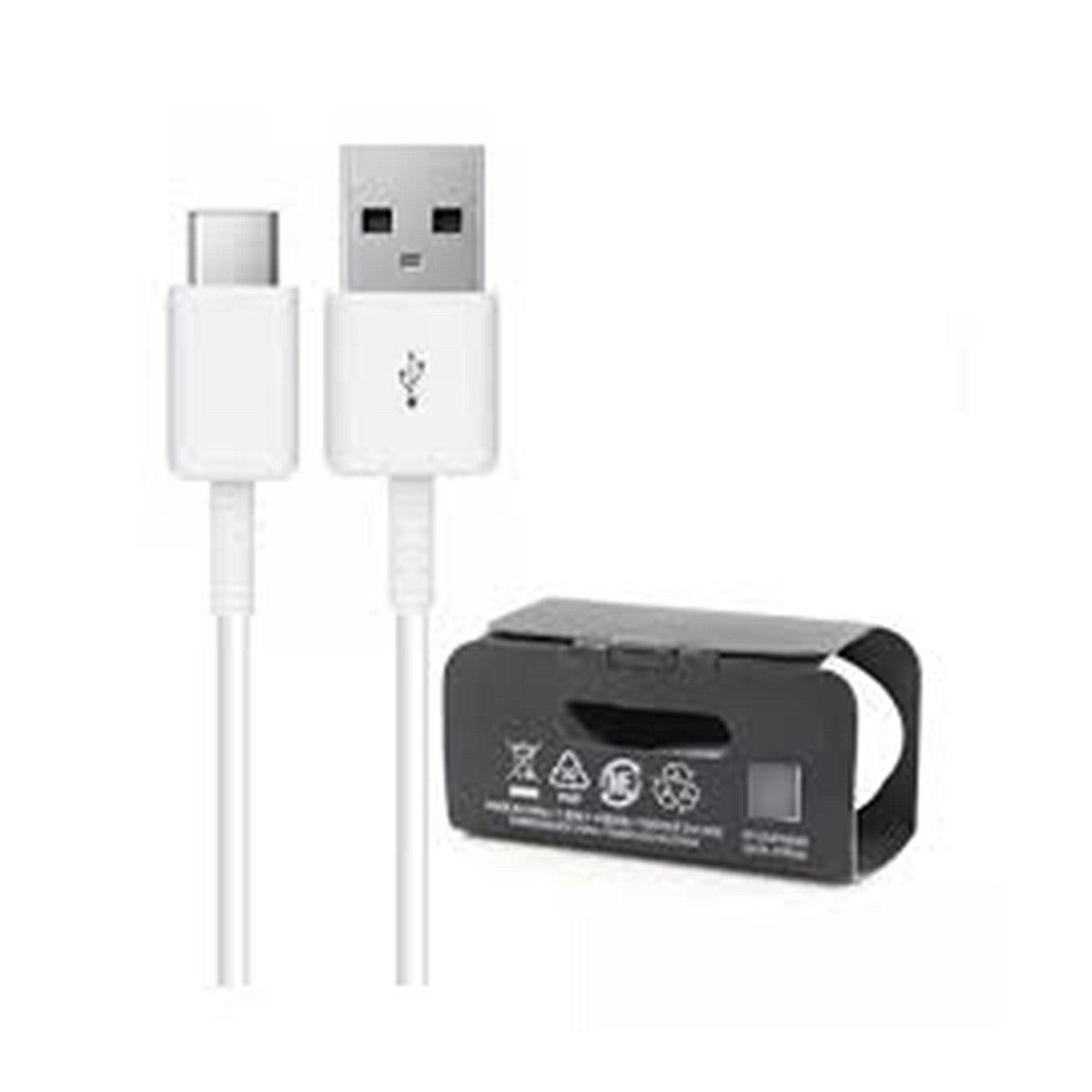 GENERICO - Cable de Datos Entrada -C Para Galaxy S10 S10plus S10E BLANCO