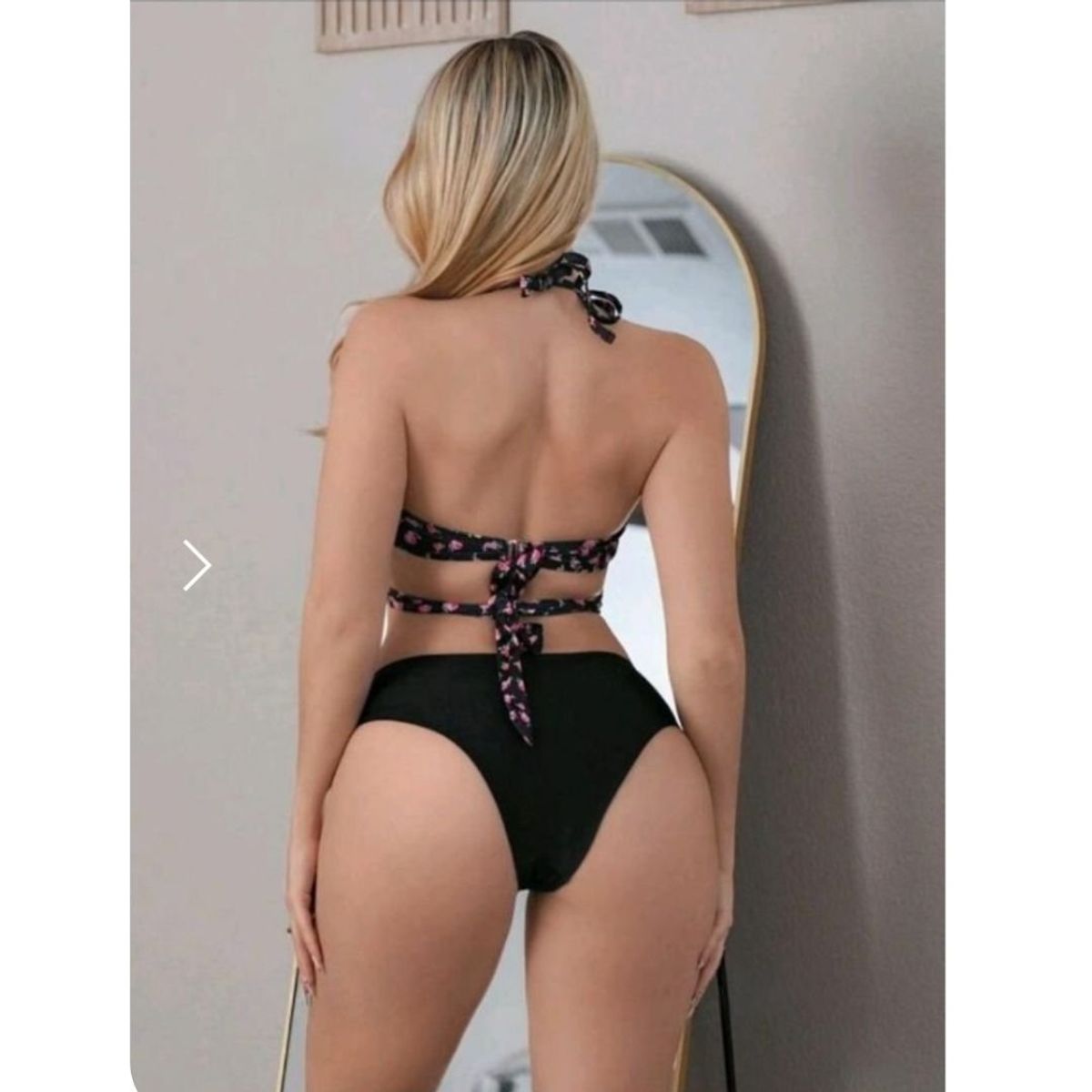 GENERICO - CONJUNTO BIKINI SEXY CON COPA Y FORRO