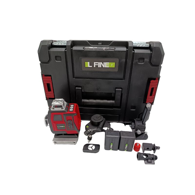 GENERICO - Nivel Laser 16 Líneas Verdes IL FINE LLX-360-RED Recargable + Trípode