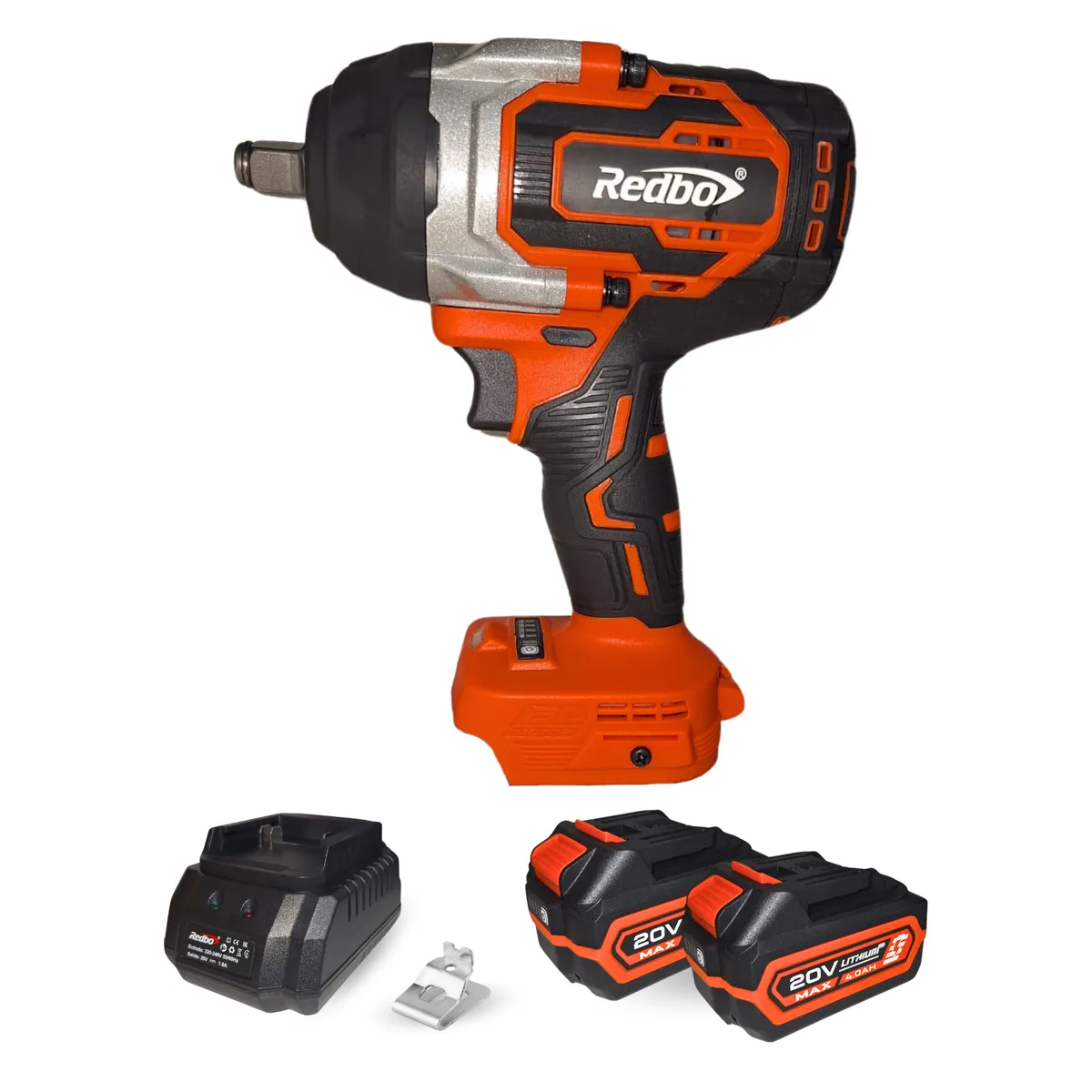 REDBO - Llave de impacto 880nm incluye 2 baterias 4ah Redbo