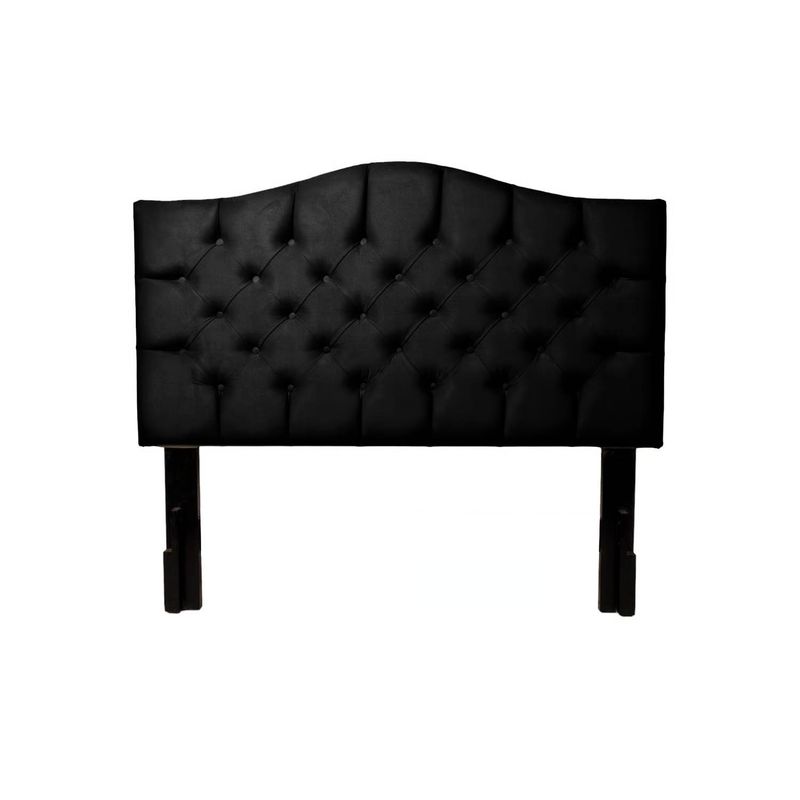 MUEBLES MACRUMO - Cabecera Alta Varsovia de 1.5 Plz - Color Negro