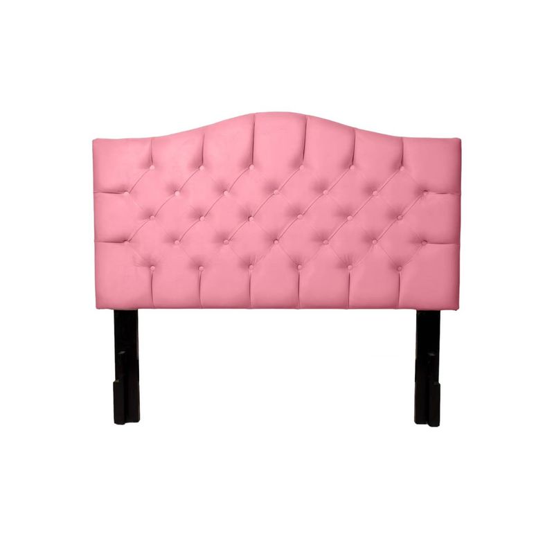 MUEBLES MACRUMO - Cabecera Alta Varsovia de 1.5 Plz - Color Rosado