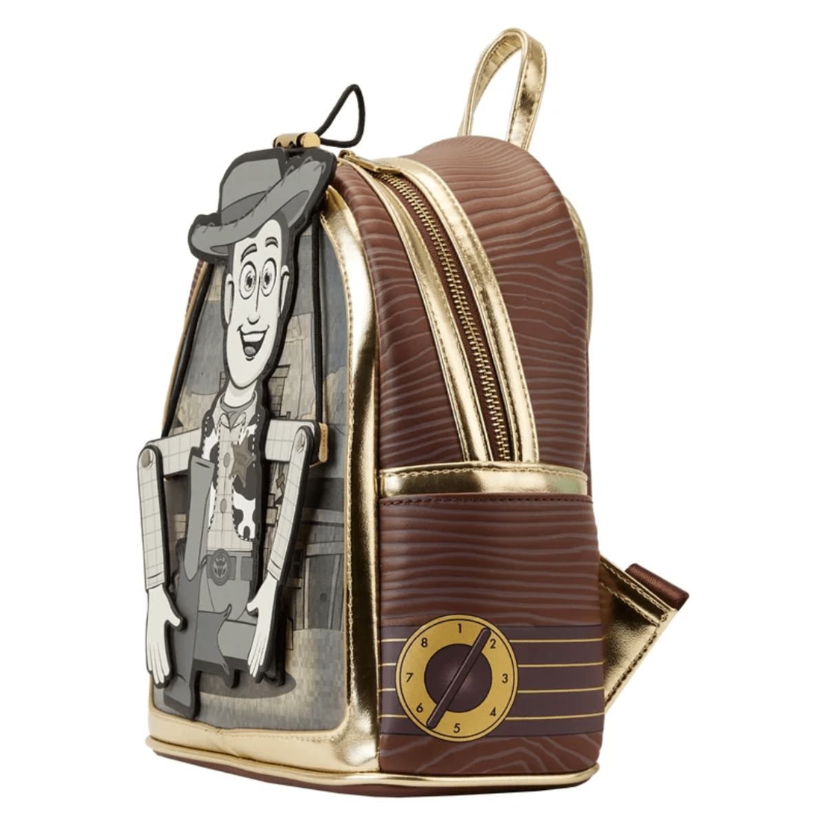 LOUNGEFLY - Mini Mochila Loungefly Toy Story Woody Sepia