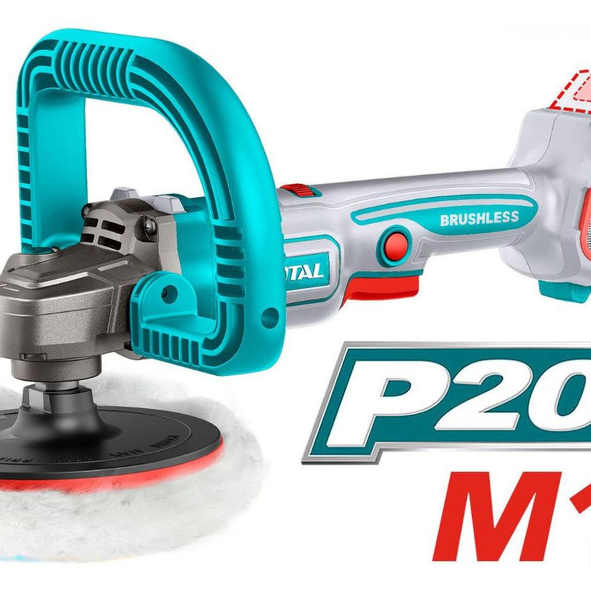 TOTAL - Pulidora inalambrica 20v + bateria 4ah y cargador Total