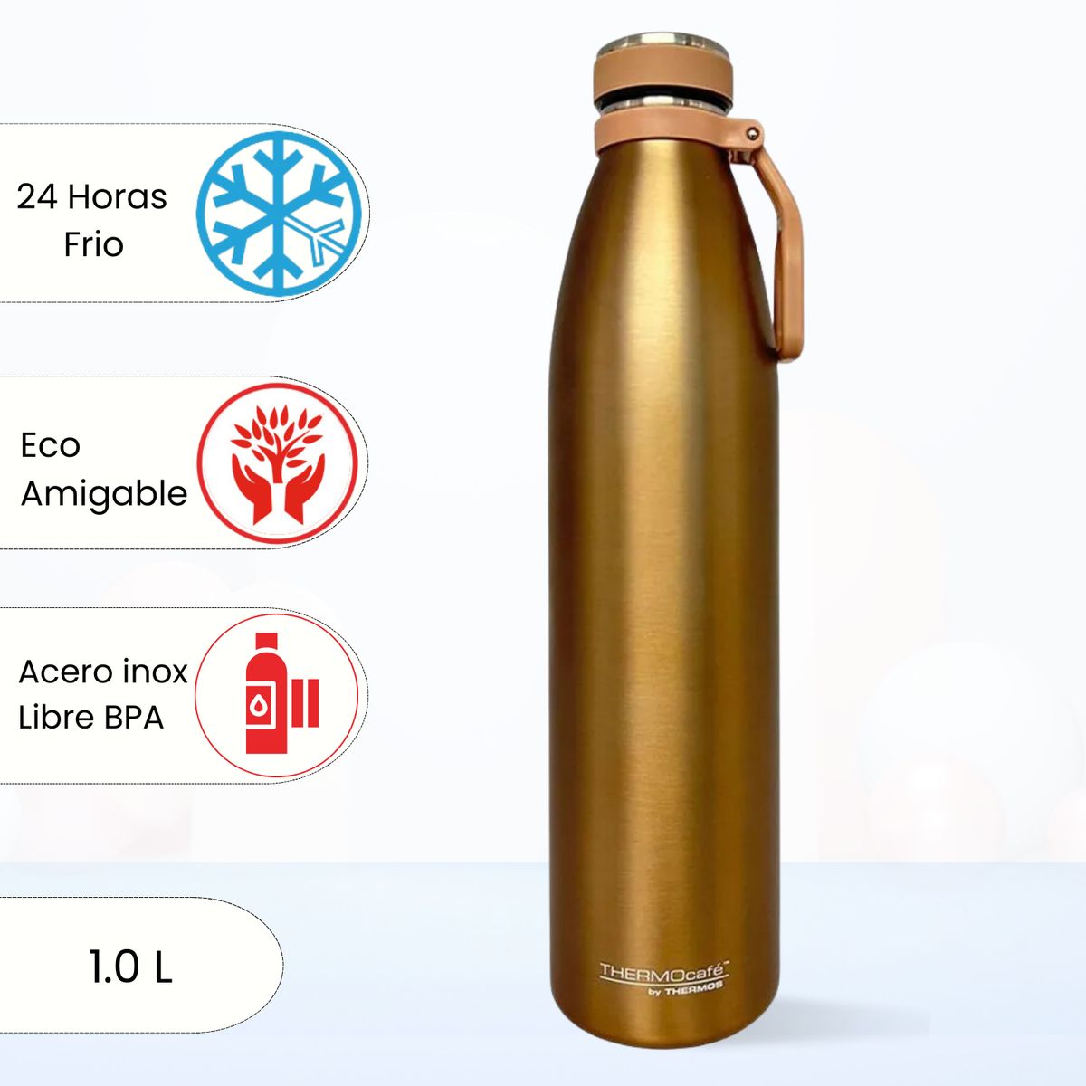 THERMOS - Tomatodo Termico Moray 1 Lt Dorado