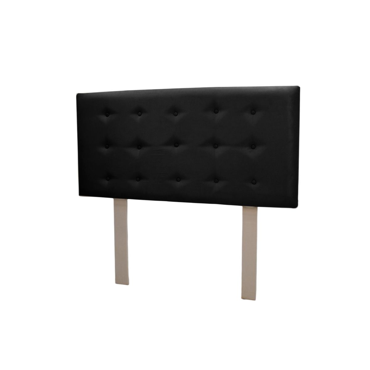 MUEBLES MACRUMO - Cabecera Lima de 2 Plz - Color Negro