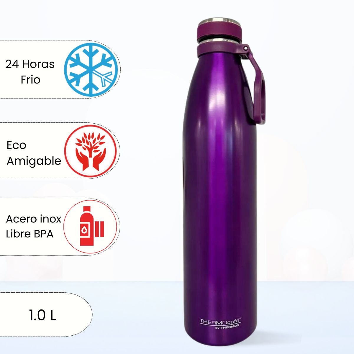 THERMOS - Tomatodo Termico Moray 1 Lt Morado