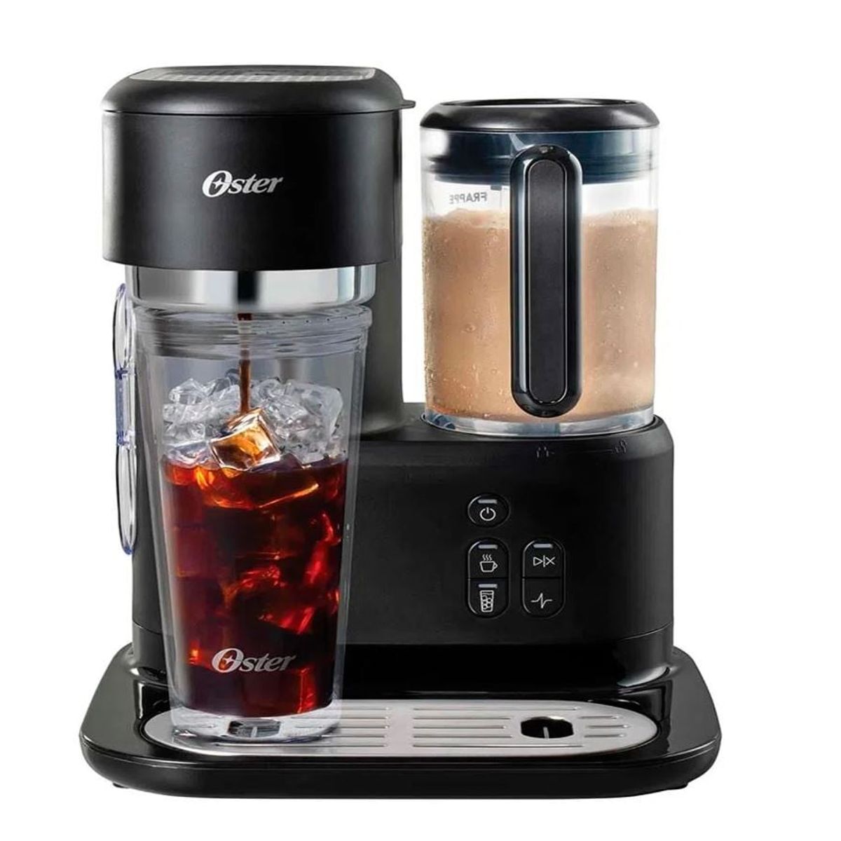 OSTER - Cafetera Frappé con Licuadora Oster  BVSTDC03B Negro