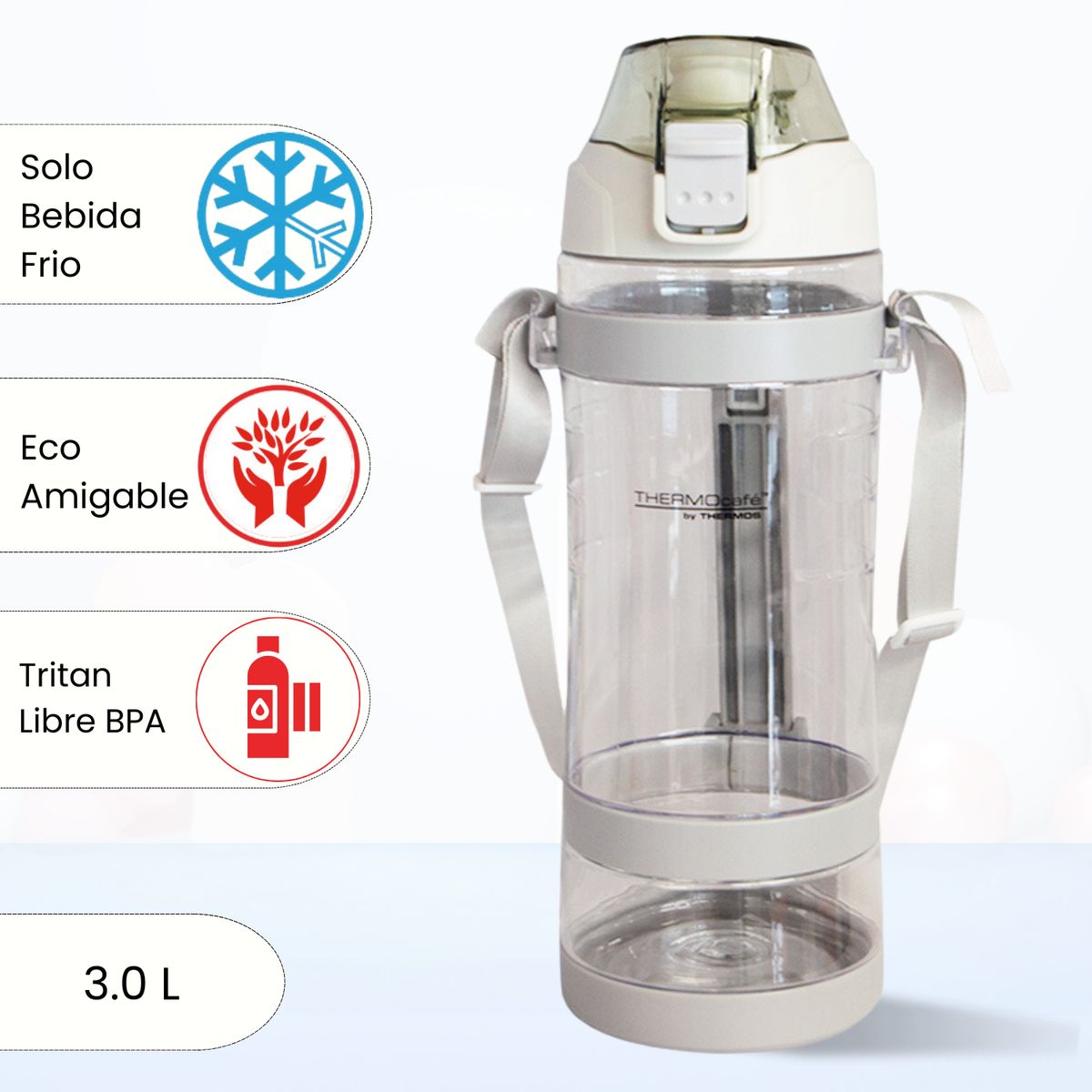 THERMOS - Tomatodo Deportivo Camp 3 Lt Gris