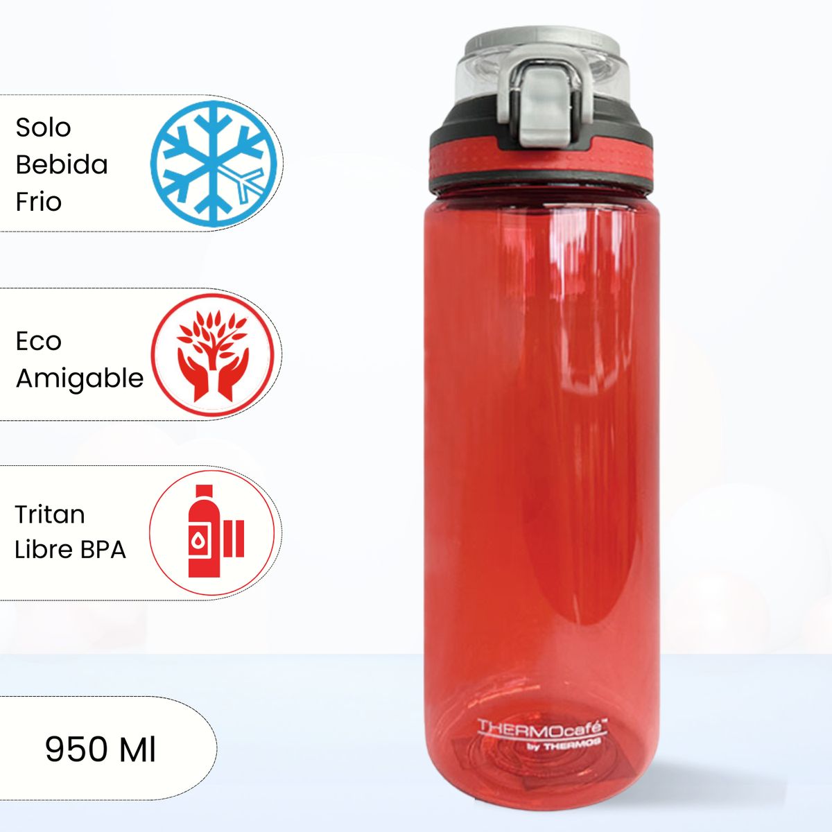 THERMOS - Tomatodo Deportivo Clasico Thermos 950 Ml Rojo