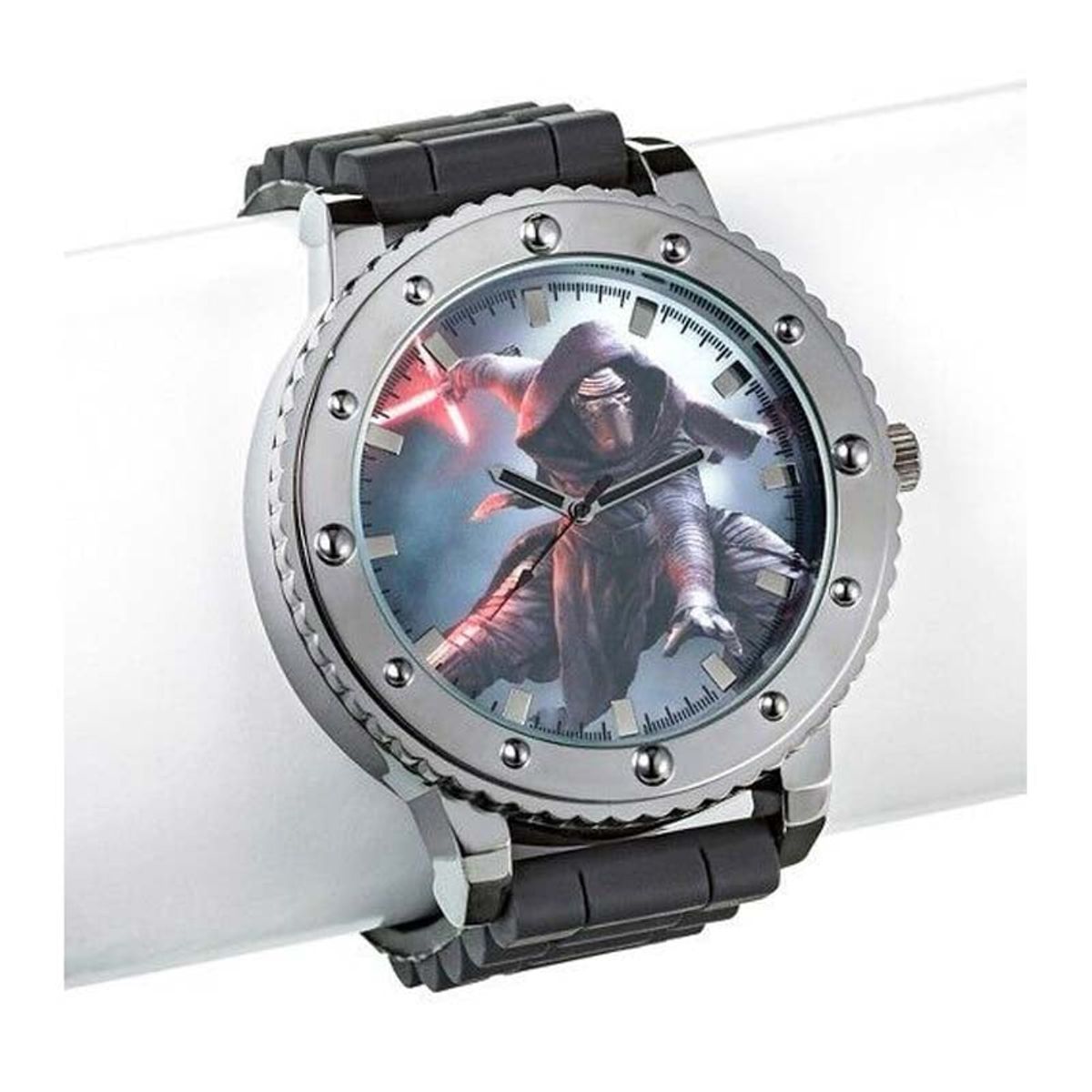 ACCUTIME - Reloj STAR WARS kylo Ren Hombre Cuarzo Analógico Silicón - Negro