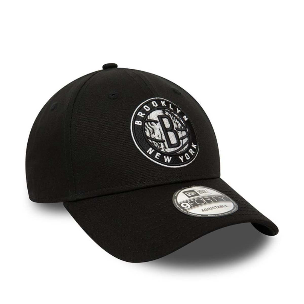 NEW ERA - Gorra Brooklyns Nets NBA  9Forty Black