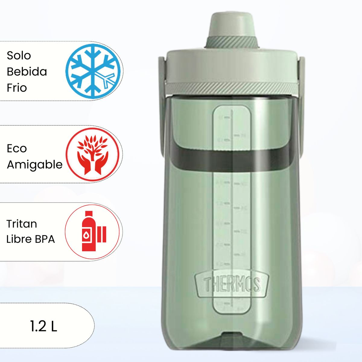 THERMOS - Tomatodo Deportivo Nuevo Guardian 1.0 Lt Verde