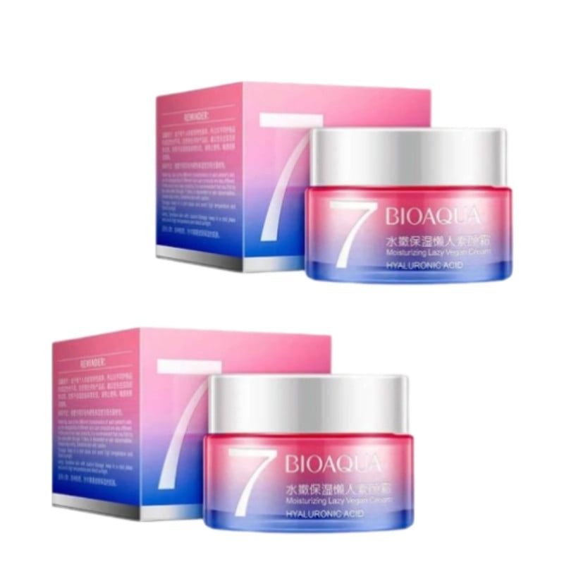 BIOAQUA - PACK 2 CREMA HIDRATANTE VEGANA V7 BIOAQUA