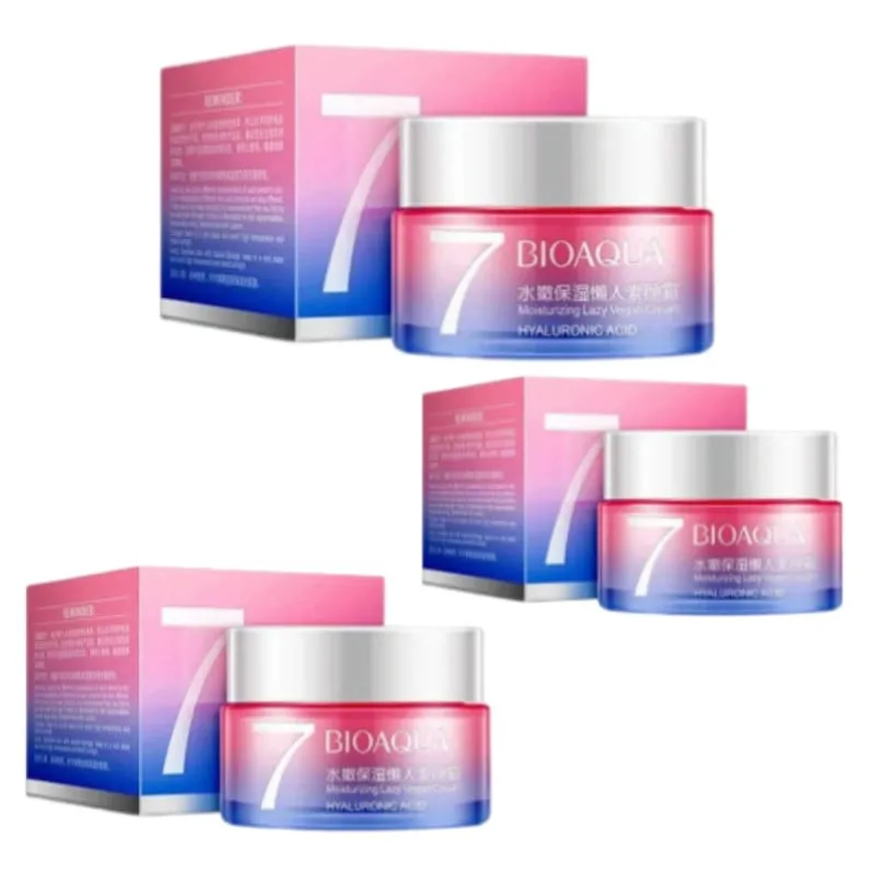 BIOAQUA - PACK 3 CREMA HIDRATANTE VEGANA V7 BIOAQUA