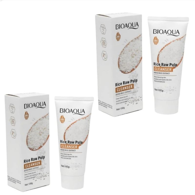 BIOAQUA - PACK 2 LIMPIADOR FACIAL ARROZ BIOAQUA