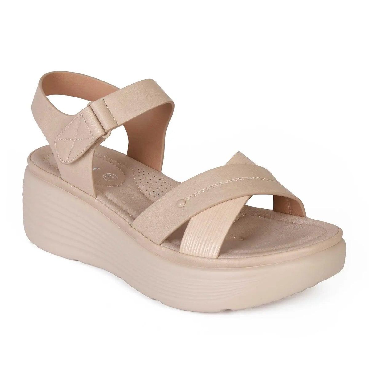 STHEF - SANDALIA MUJER STHEF CASUAL BEIGE 8002