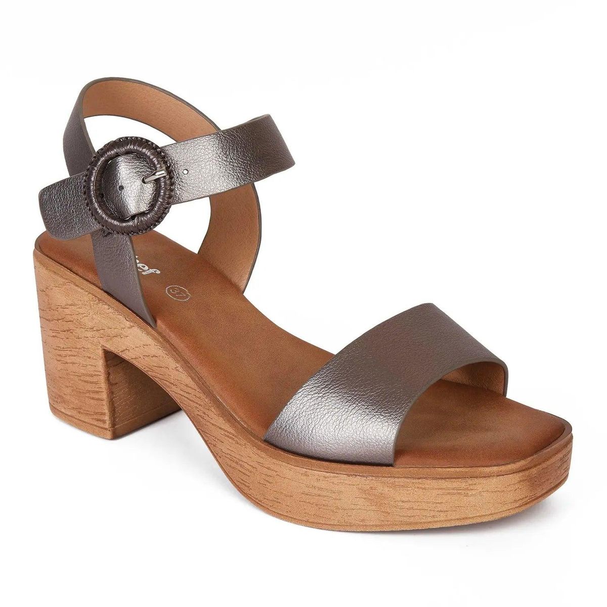 STHEF - SANDALIA MUJER STHEF CASUAL PEWTER 8011