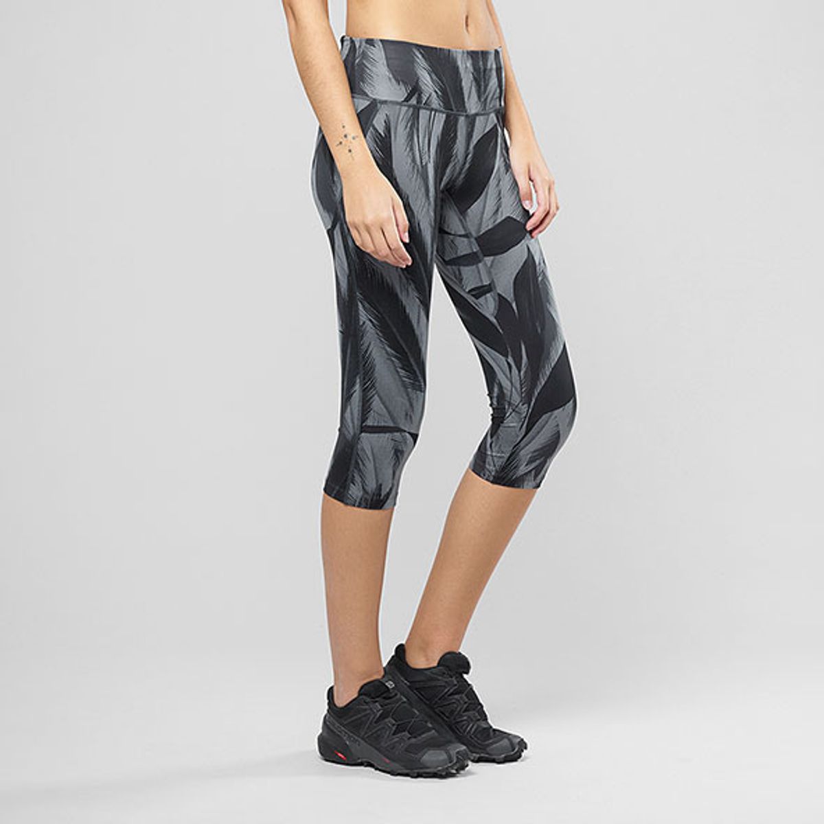 SALOMON - Lycra NegroGris Running Mujer - Salomon