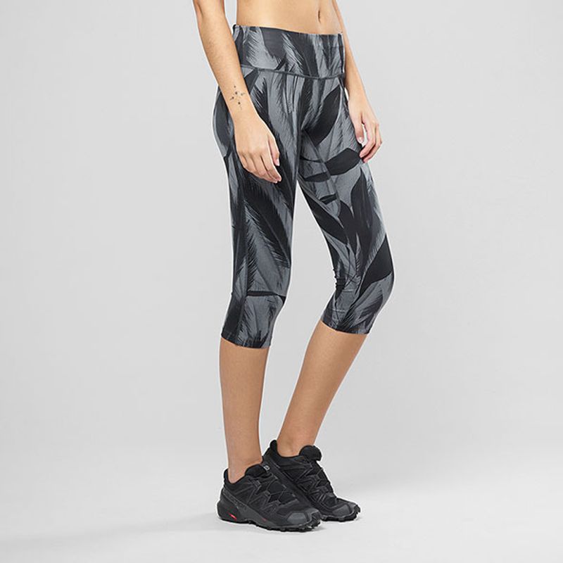 SALOMON - Lycra NegroGris Running Mujer - Salomon