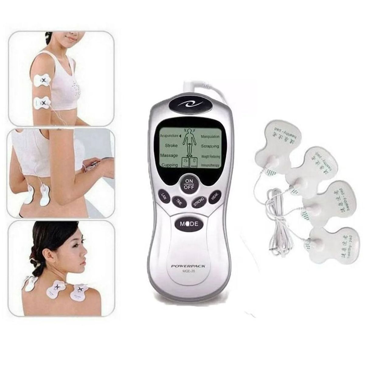 GENERICO - Electroestimulador Masajeador Teens 4 parches