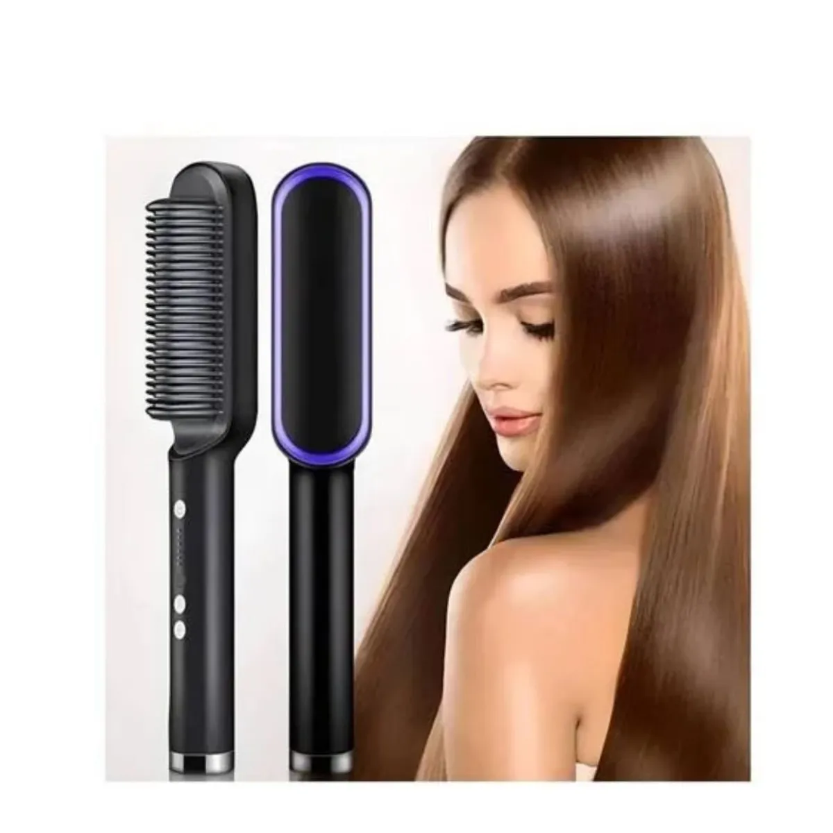 GENERICO - PEINE CEPILLO ALISADOR ELÉCTRICO