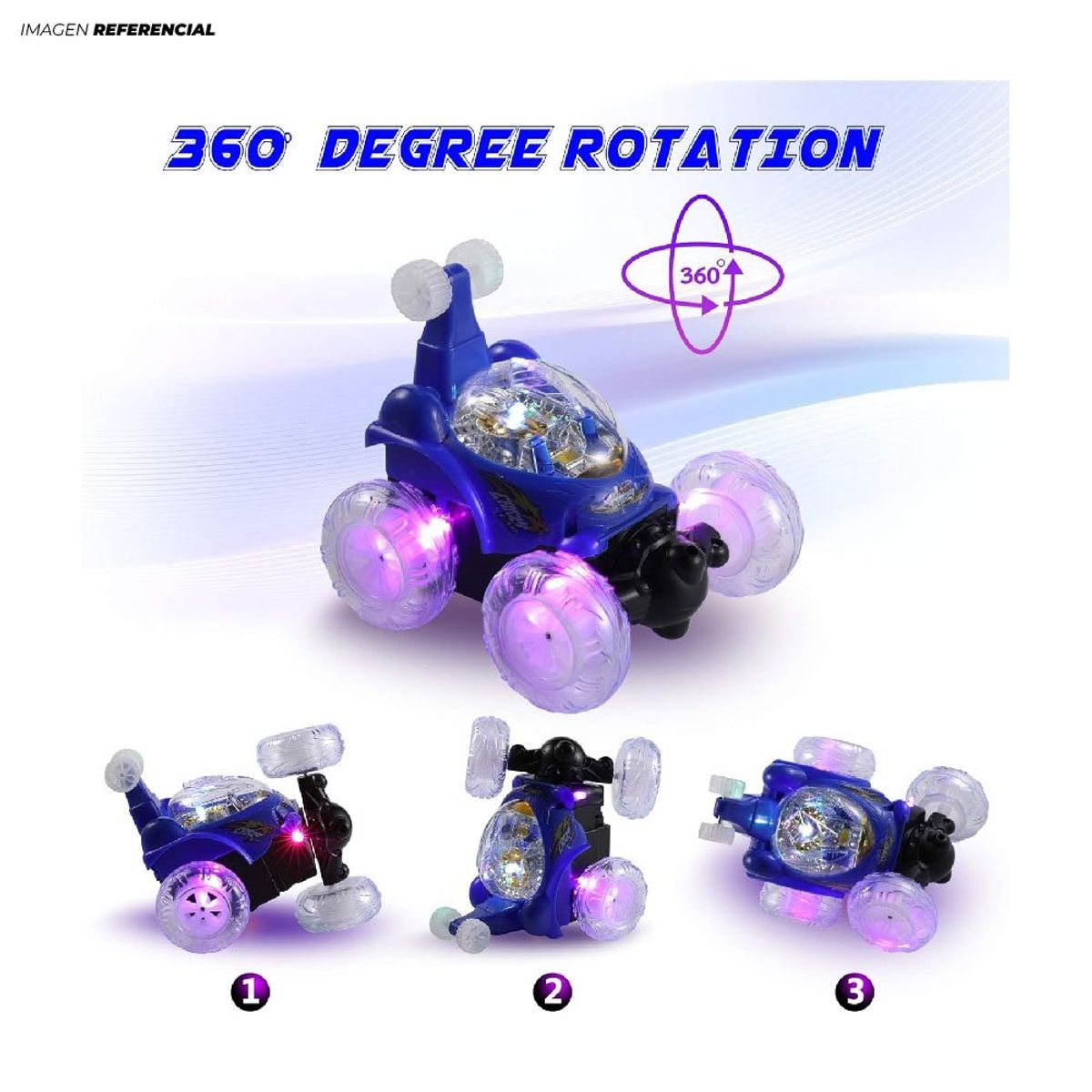 GENERICO - Carro Acróbata control remoto con Luces y Sonido