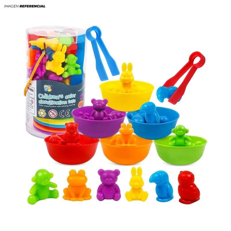 GENERICO - Juego de Clasificación Colores Animales