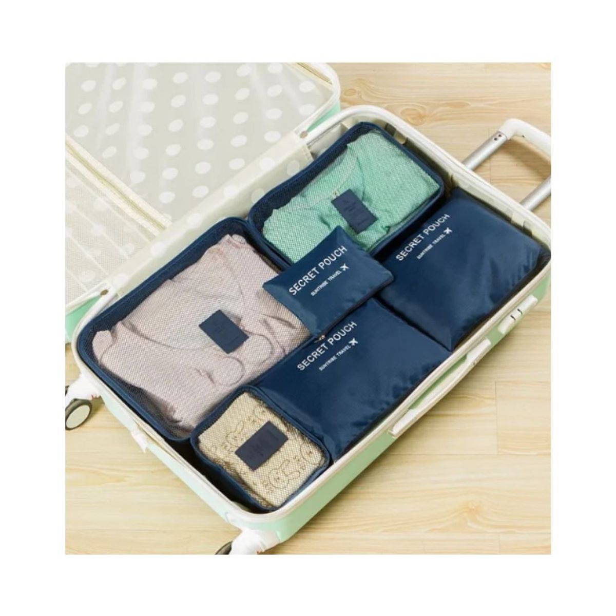 GENERICO - PACK DE 6 ORGANIZADORES DE MALETA