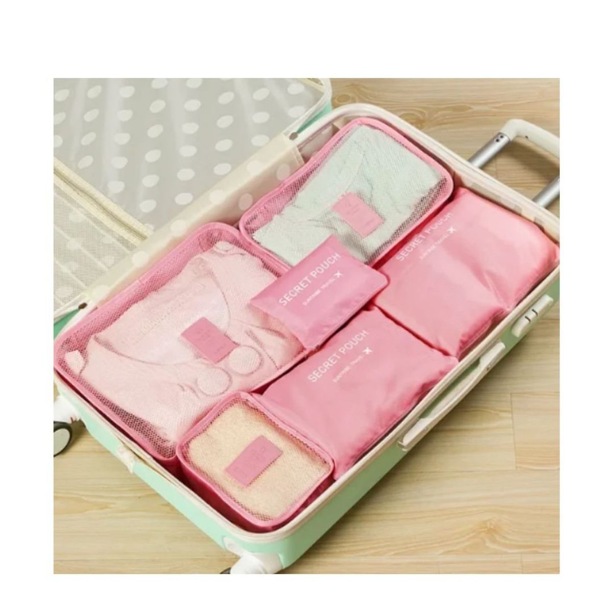 GENERICO - PACK DE 6 ORGANIZADORES DE MALETA