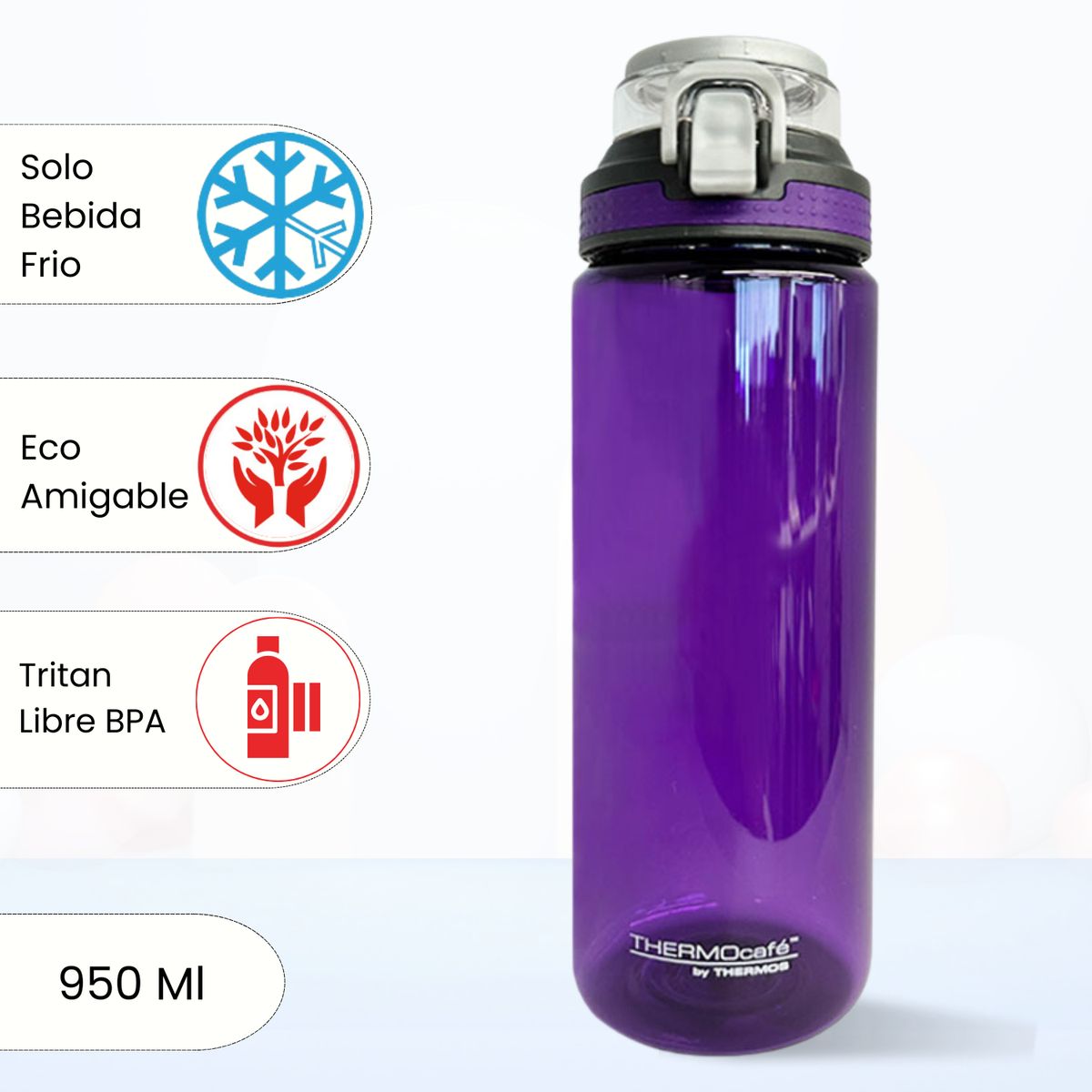 THERMOS - Tomatodo Deportivo Clasico Thermos 950 Ml Morado