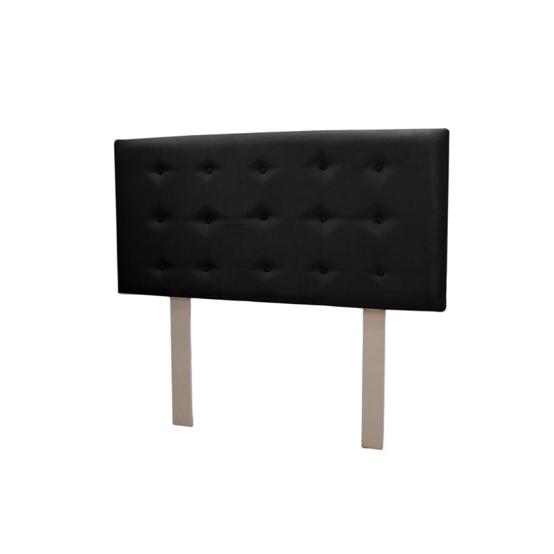 MUEBLES MACRUMO - Cabecera Lima de 1.5 Plz- Color Negro