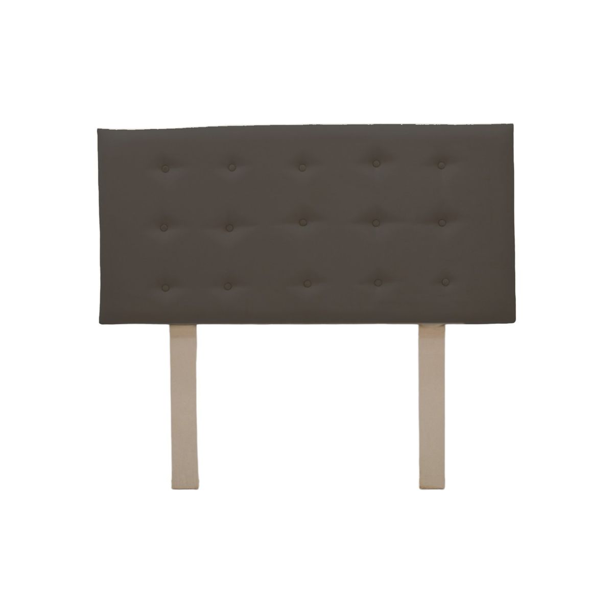 MUEBLES MACRUMO - Cabecera Lima de 2 Plz - Color Plomo