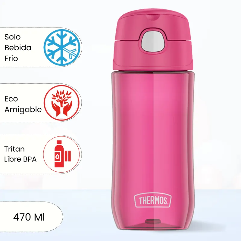 THERMOS - Tomatodo para niños FUN 470 Ml Rosado