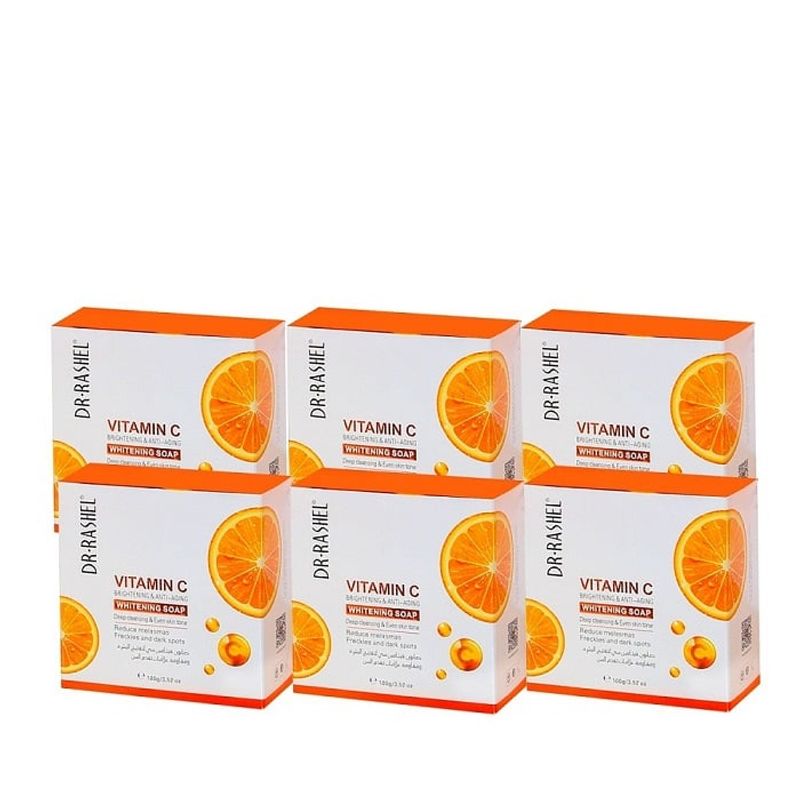 GENERICO - 6 Dr Rashel - Jabón Blanqueador Ilumador Y Antienvejecimiento Con Vitamina C