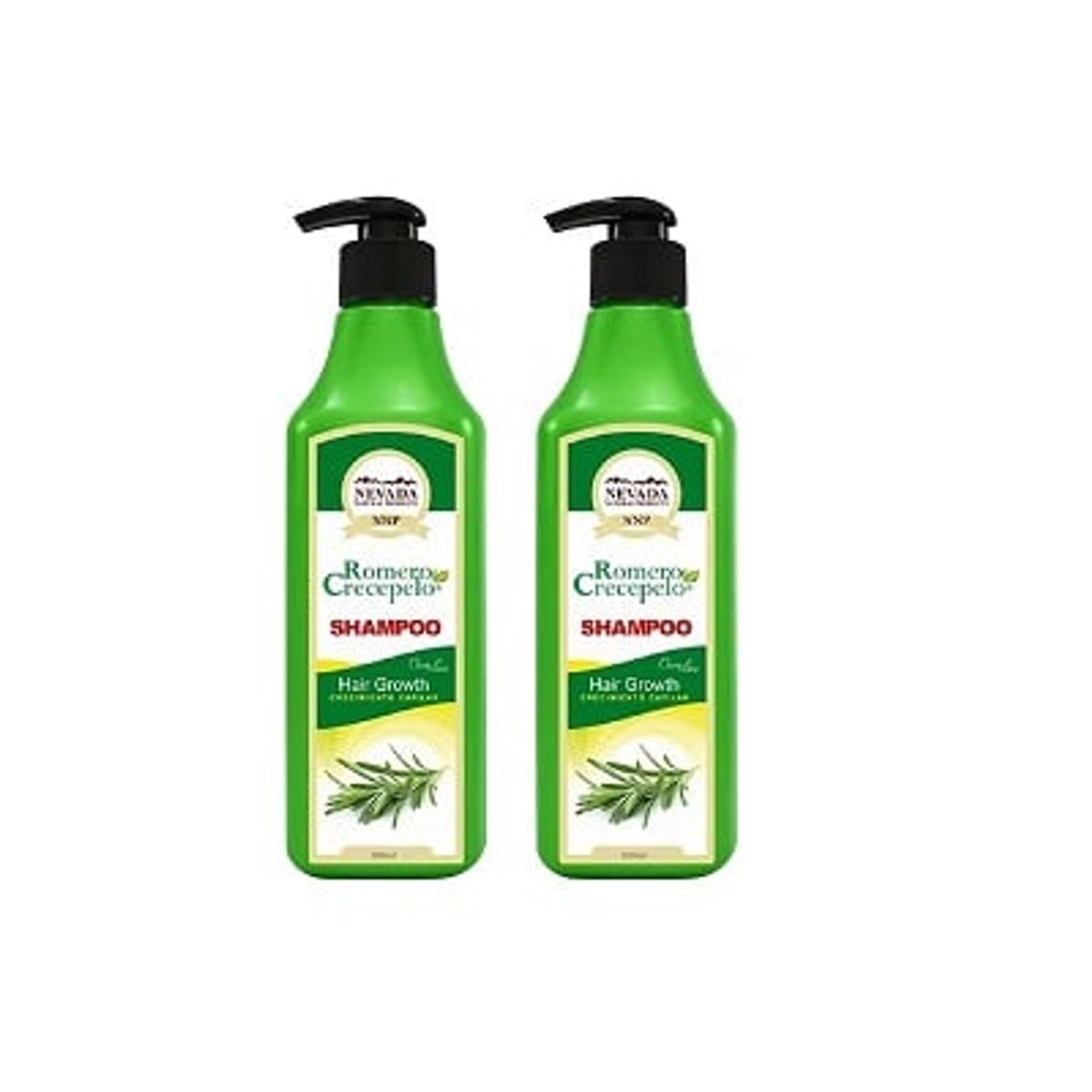 GENERICO - 2 Shampoo Romero Crecepelo 320 Ml